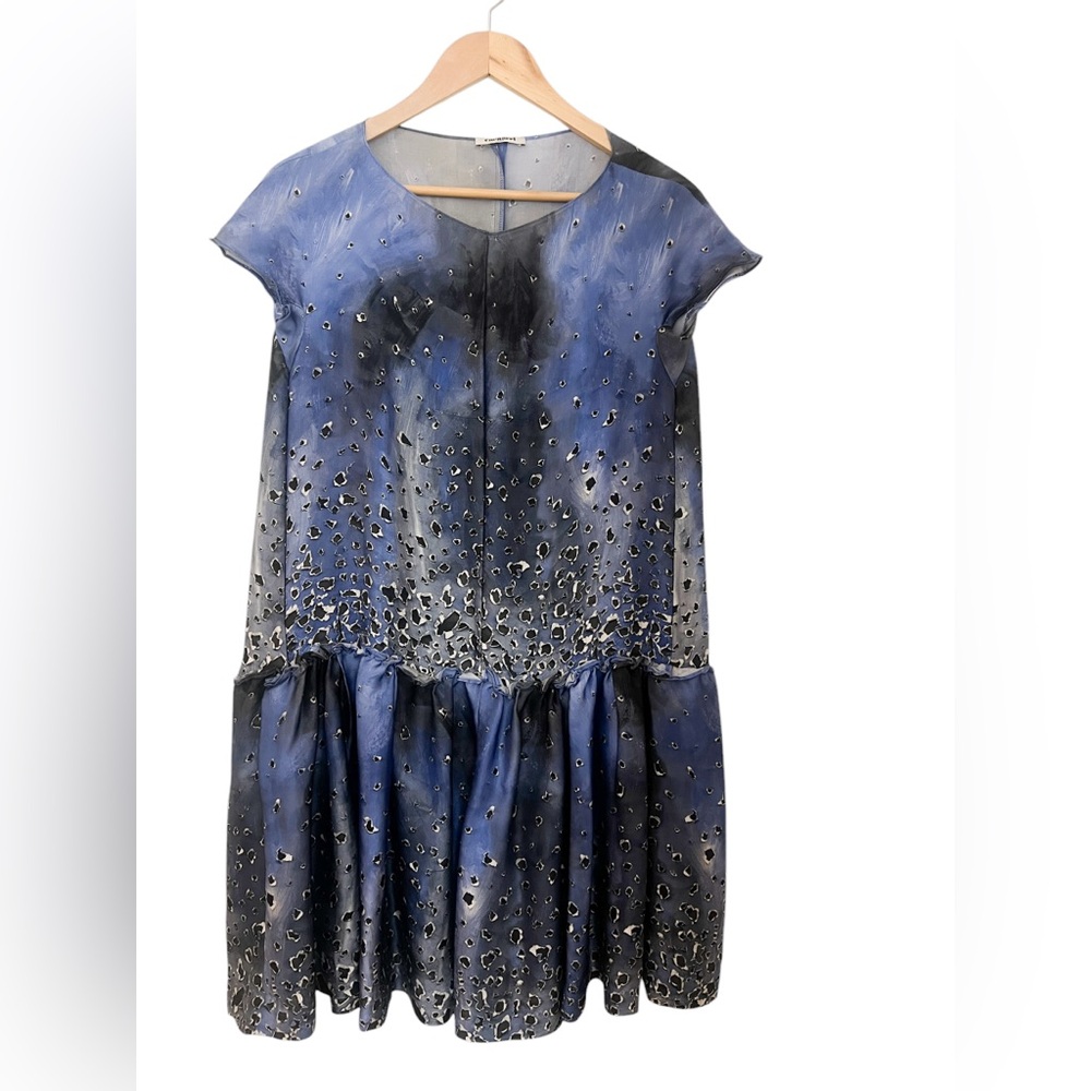 Cacharel blue pattern  A-Line Cocktail Dress